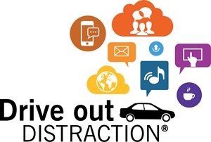 Drive out distraction logo