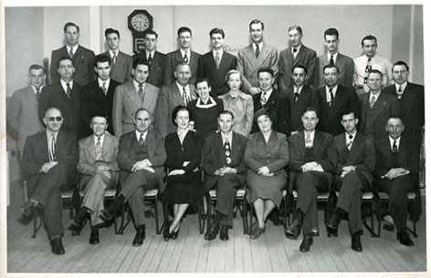 Employés des coopératives en 1948